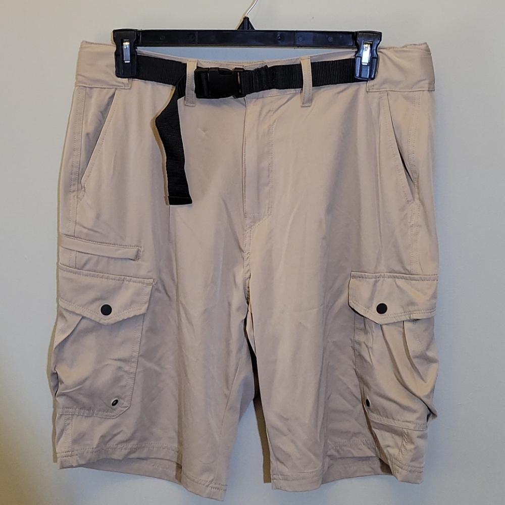 Tan Cargo Performance Short